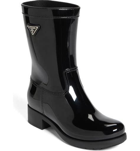 prada rubber rain boots|Prada rain boots women.